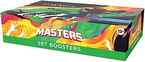 Magic The Gathering Commander Masters Set Booster Box - 24 Packs (360 Magic Cards)