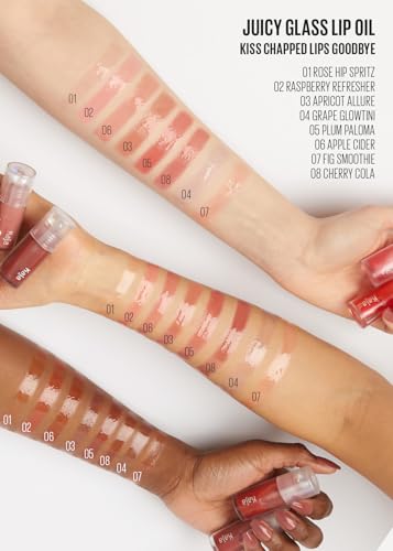 Kaja Lip Plumping - Juicy Glass 03 Apricot Allure | Hydrating, Feel Plumped and Lightweight with Vitamin Tree Fruit Oil, Vegan, Cruelty-Free, Clear Tint Stain Shine Gloss Plumper, Long Lasting