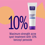 Clean & Clear, Persa-Gel 10 Acne Spot Treatment, Maximum Strength, 1 Oz (Pack of 2)