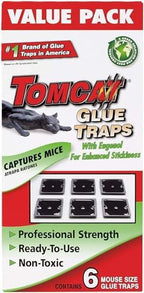 Tomcat Mouse Size Glue Traps, 18-Pack