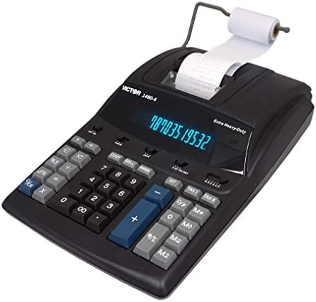 Victor 1460-4 12 Digit Extra Heavy Duty Commercial Printing Calculator