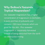 Bolton's Naturals Unscented Lotion Tube with Magnesium, Jojoba, Coconut Oil, and Shea Butter-250ml