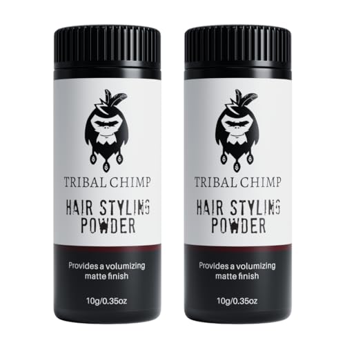 Hair Styling Powder, All-day Invisible Hold Hair Volumizer and Texture for Men and Women, Styling Powder with Matte Finish- 2-Piece Set, 10g