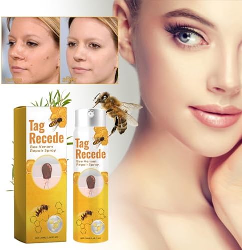 Tag Recede Bee Venom,2025 Tag Recede, TagRecede,Tag Recede Bee Venom Spray for All Skin Types(3PCS)
