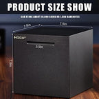 hizgo Adult Piggy Bank- Piggy Bank for Adults Must Break to Open -Stainless Steel Money Box-Metal Saving Box (7.9 inch)