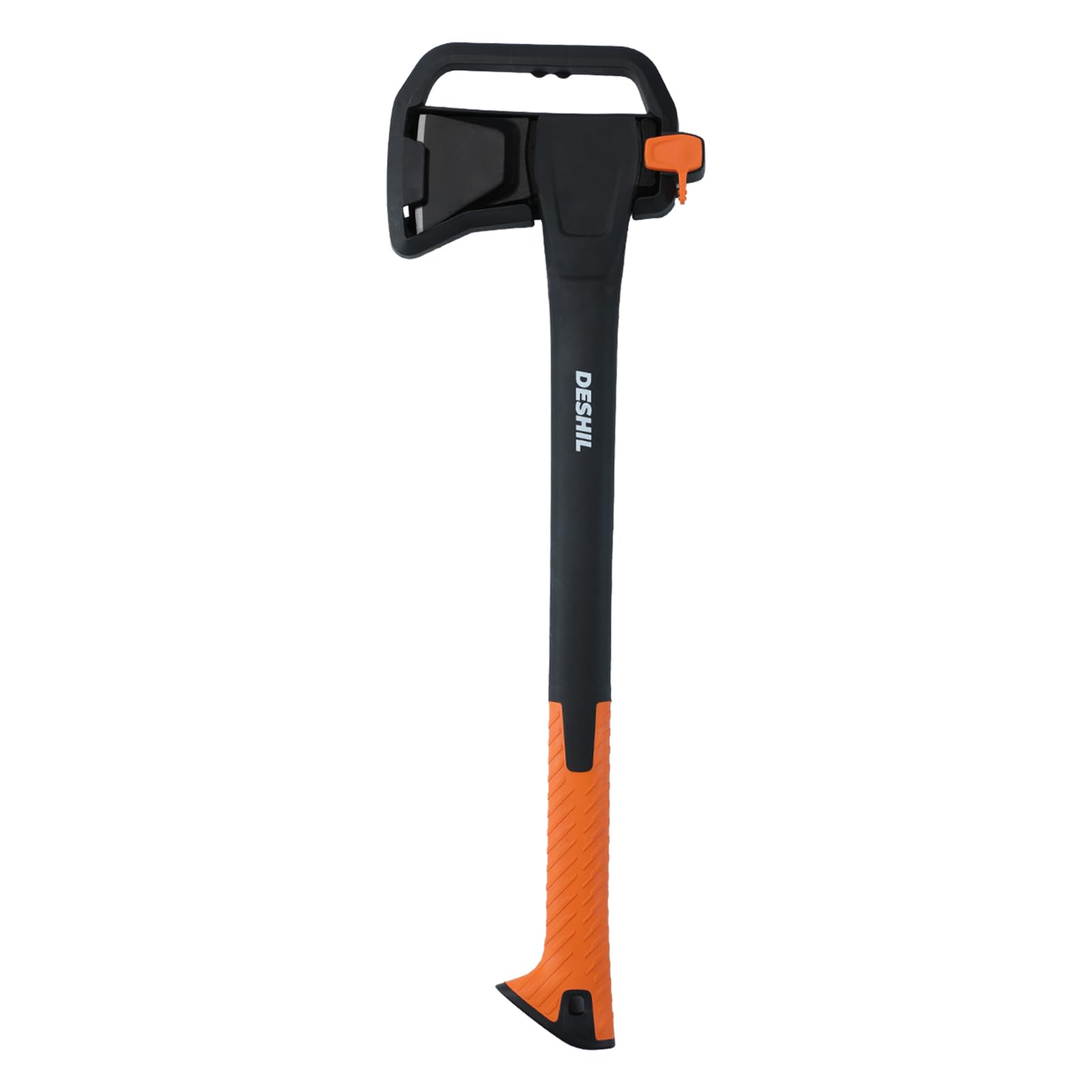 X17 Wood Splitting Axe, 24” Camping Outdoor Hatchet for Wood Splitting and Kindling, Forged Carbon Steel Heat Treated Hand Maul Tool, Nylon Hollow Handle Shock Reduction Handle