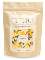 Organic Cinnamon Vanilla Ground Coffee - Medium Roast, Organic Flavored Coffee - Real Cinnamon & Vanilla Bean Smooth Low Acid - Perfect for Drip, Pour Over or Cold Brew - 8 oz, 22 Servings