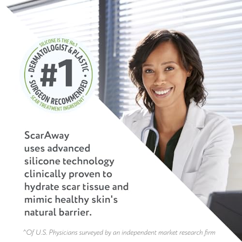 ScarAway Advanced Silicone Scar Sheets, Medical Grade Variety Pack Silicone Strips, Scar Treatment & Prevention for Surgical, Burn, Body, Acne, Hypertrophic & Keloid Scars, 8 Reuseable Sheets