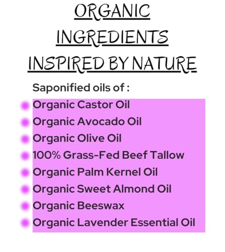 Sample Pack- Black Belt Defense-Lavender-Eucalyptus - Grass-Fed Beef Tallow and Organic Oils - Scented with Organic Essential Oils - Artisanal Bar Soap - 3 Pack - Each Bar Unique- (Sample Pack)