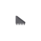 Edge Right - Hammer-in Landscape Edging - 24 inch Strips - 14-Gauge Cor-Ten Steel - 6 inch Depth (1 Pack)