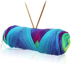 Red Heart Super Saver Parrot Stripe E300-4968 (3-Skeins - Same Dye Lot) Worsted Medium #4 Acrylic Yarn for Crocheting and Knitting with Project Bag