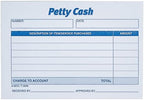 Adams Petty Cash Receipt Pad, Carbonless 1-Part Book, 5 x 3.5 Inches, 50 Copies per Pad, Rent Receipts Set, Pack of 12 (9672ABF)