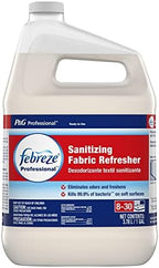 Febreze 72136 Professional Sanitizing Fabric Refresher, Light Scent, 1 gal, Ready to Use, 3/Carton