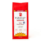 Puroast Low Acid Coffee Decaf | Decaf French Roast Whole Bean | Dark Roast | High Antioxidants & High pH |No Bitter Aftertaste | Reduced Heartburn & GERD | Suitable for Cold Brew - 12 oz