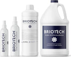 BRIOTECH Pure Hypochlorous Acid Spray and Cleanser, Original Premium HOCl Topical Solution, Multi-Purpose Cleaner, Family Approved & Pet Friendly, 1 liter refill ea