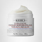 Kiehl's Ultra Facial Overnight Hydrating Face Mask with 10.5% Squalane, Deeply Hydrates Skin & Strengthens Moisture Barrier, Treats Dryness & Flaky Skin, Paraben-free, Fragrance-free - 3.4 fl oz