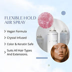 AIIR Flexible Hold Finishing Spray - Light Hold Hairspray with Soft & Touchable Finish, Enhances Style & Shine, Humidity Resistant for Fighting Frizz, 2.5 oz