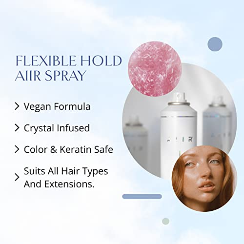 AIIR Flexible Hold Finishing Spray - Light Hold Hairspray with Soft & Touchable Finish, Enhances Style & Shine, Humidity Resistant for Fighting Frizz, 2.5 oz