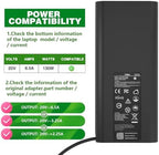 130W USB C Laptop Charger Compatible with Dell Computer XPS 15 17 9575 9500 9510 9520 9530 9700 9710 9720 9730,Precision 5470 5480 5550 5560 5530 5570 5750 5760 5770 3550 3560 3570 3571 2in1,Latitude