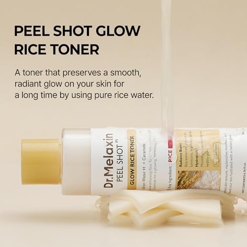 Peel Shot glowe Rice Toner 200ml hydrated Skin Cleansing Skin
