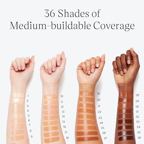 Saie Glowy Super Skin Tint Liquid Foundation - Hydrating Serum Foundation with Lightweight, Medium Coverage - Formulated with Hyaluronic Acid to Hydrate, Brighten and Plump - Shade 20 (1.01 oz)