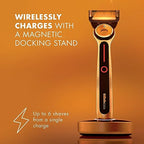 GilletteLabs Heated Razor Starter Kit - 1 Handle, 2 Blade Refills, 1 Charging Dock