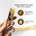 Paco Rabanne 1 Million Perfume For Men Mini EDT Splash 0.17 Fl Oz