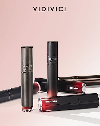 VIDIVICI Millennial Tint Glit - Transfer Proof Moisture Korean Lip Tint with Long-Lasting Color, Lightweight Water Jelly Texture, Hydrating & Smudge-Free Lip Stain, 0.13oz (07 BEST BUD)