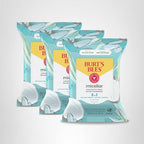 Burt's Bees Coconut & Lotus Face Wipes, for All Skin Types, Micellar Makeup Remover & Facial Cleansing Towelettes, 30 Ct. (3-Pack)