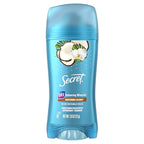 Secret Clear Gel Antiperspirant and Deodorant, Coconut Scent, 2.6 Ounce (Pack of 2)