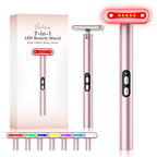 Red-Light-Therapy-for-Face, 7 in 1 LED Light Therapy Eye Equipment for Skin Care at Home Red Light Therapy Face Massager Skin Rejuvenation Light