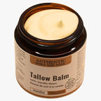 Organic Tallow Cream: Certified Grassfed Beef Tallow Balm with Vanilla, Patchouli and Frankincense. Certified Grassfed/Finished Beef Suet by AGW + Handmade by Authentic Body And Soul (Vanilla-4oz)