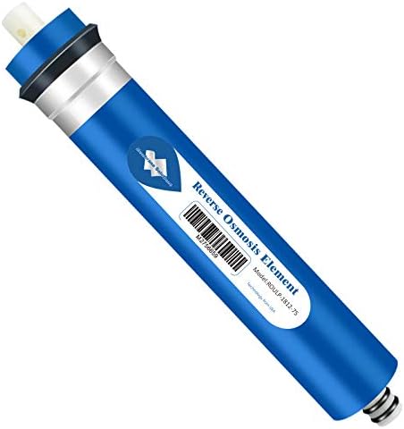 Membrane Solutions 75 GPD RO Membrane, Reverse Osmosis Membrane Element 11.75" x 1.75" Water Filter Replacement for Undersink Home Drinking RO Water Filtration System
