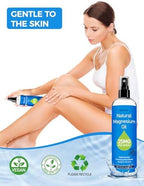 Topical Magnesium Lotion&Spray for Leg Cramps and Sleep,Nighttime Magnesium Cream for Pain,Muscle Relaxation,Calm,Deep Hydration for Body & Skin Care - Natural and Safe for Kids