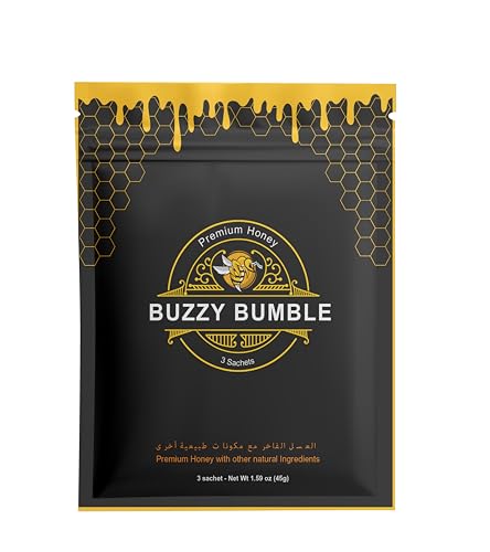 HEALTH FIXER - Organic Premium Natural Pure Honey with Jelly Bee Pollen - Pack of 3
