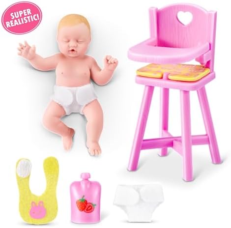 5 Surprise My Mini Baby Series 2 by ZURU, Collectible Mystery Capsule, Toy for Girls, Realistic Miniature Baby, Playset and Accessories (2 Capsules)