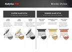 BaBylissPRO Replacement Fade Clipper Blades for FX870, FX825, FX673 Clippers and most 2-hole blade systems