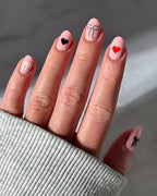 Coquette Nail Stickers - Lightweight & Easy-to-Apply Nail Art with Cute & Trendy Designs - Durable & Long-Lasting Nail Stickers for Women, Ideal for DIY Manicures & Salon-Quality Nails