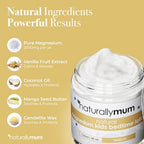 NATURALLY MUM - Magnesium Lotion for Kids & Babies [NATURAL & SAFE] - Juniors Bedtime Lotion - Magnesium Cream for Kids & Babies - Magnesium Lotion for Sleep Kids & Toddlers - Made in UK - Vanilla