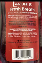 Lavoris Mouthwash, Original Cinnamon 15 fl oz /444 ml (Pack of 2)