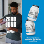 Levels 100% Micellar Casein Protein, Hormone Free, Unflavored 2LB