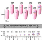 288Pcs Pink AB Crystal Rhinestones,Glass Flatback Rhinestones Gemstones for Nail Face Makeup Art Crafts Clothes Decoration -(SS30,6.5mm,Pink AB)