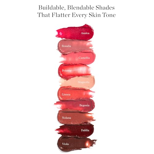 Ogee Tinted Sculpted Lip Oil - Lip Stain Made with 100% Organic Coconut Oil, Jojoba Oil, and Vitamin E - Best as Lip Balm, Lip Color or Lip Treatment - CAMELLIA