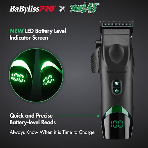 BaBylissPRO x Tomb45 - Two Forces One Mission - Clipper, Trimmer, Clipper Guards, Hair Dryer