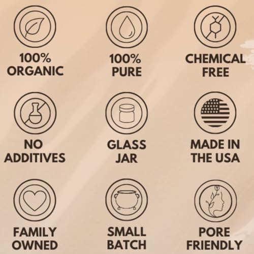 100% Grass-Fed Beef Tallow Balm, Moisturizing Cream with Manuka Honey, Beeswax & Olive Oil – Handmade All-Natural Skincare for Soft, Smooth Skin(2oz) (2oz, Vanilla)