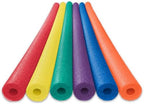 Oodles of Noodles 6 Pack Black Foam Pool Noodles – 48” x 2.5” Hollow Core – Extra Dense, Durable – Made in North America