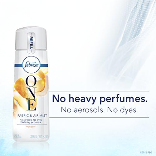 Febreze One Fabric and Air Mist Refill, Mandarin Scent, 10.1 Ounce