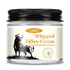 Beef Tallow for Skin, Tallow Face Moisturizer, Natural Grass-Fed Grass Finished Beef Tallow and Honey Balm Deeply Moisturizing for Face & Body, 2.1 oz