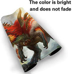 Board Game TCG Playmat Table Mats Games Size 60X35 cm Mousepad Compatible for MTG CCG RPG Trading Card Game (Gishath, Sun's Avatar)