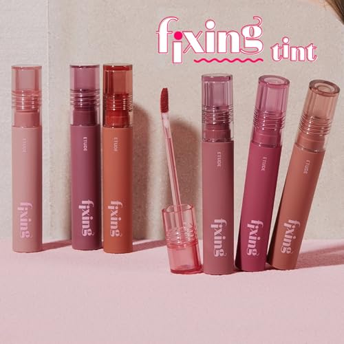ETUDE Fixing Tint #08 Dusty Beige (4g) | Long Lasting High Pigmented Liquid Lipstick | Waterproof Lightweight Matte Finish Lip Stain | Full Coverage | Korean Makeup, Kbeauty